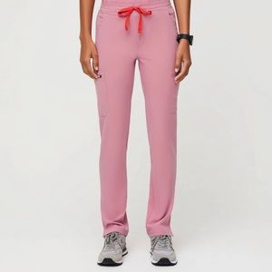 FIGS Chalk Pink Yola Skinny Scrub Pants SR